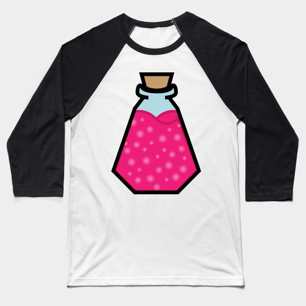 DIY Pink Potions/Poisons for Tabletop Board Games (Style 4) Baseball T-Shirt by GorsskyVlogs